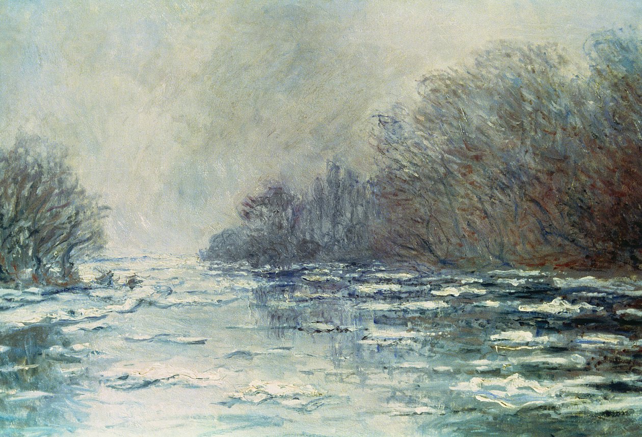 A ruptura em Vetheuil, c.1883 de Claude Monet
