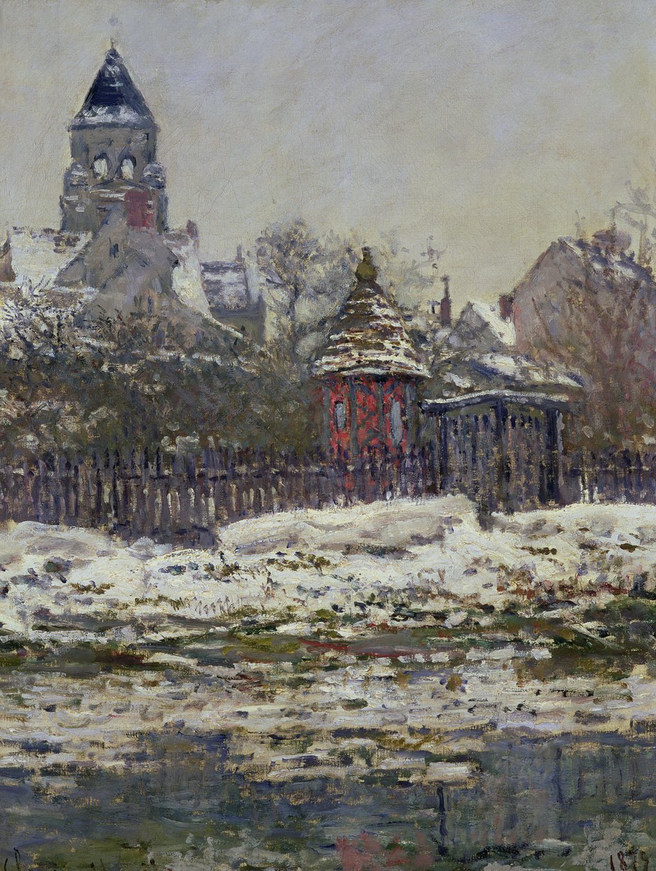 A Igreja em Vetheuil, 1879 de Claude Monet