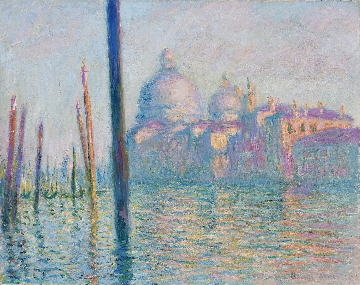 O Grande Canal de Claude Monet