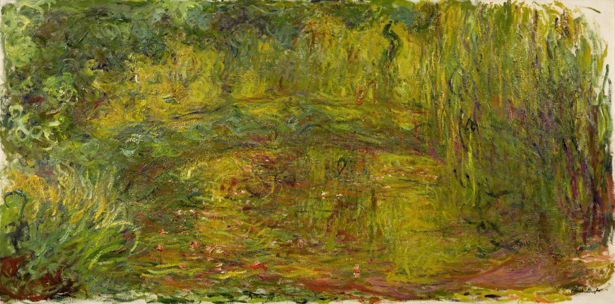 A ponte japonesa, 1918 de Claude Monet