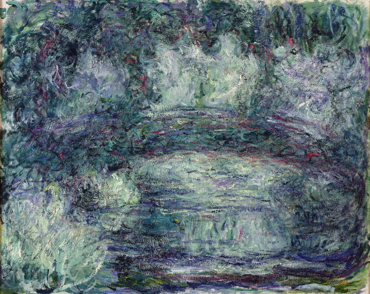 A ponte japonesa, 1918-19 (ver detalhe 382336) de Claude Monet