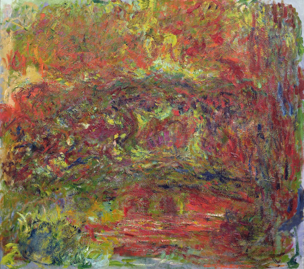 A Ponte Japonesa, 1918-24 (ver detalhe 414403) de Claude Monet