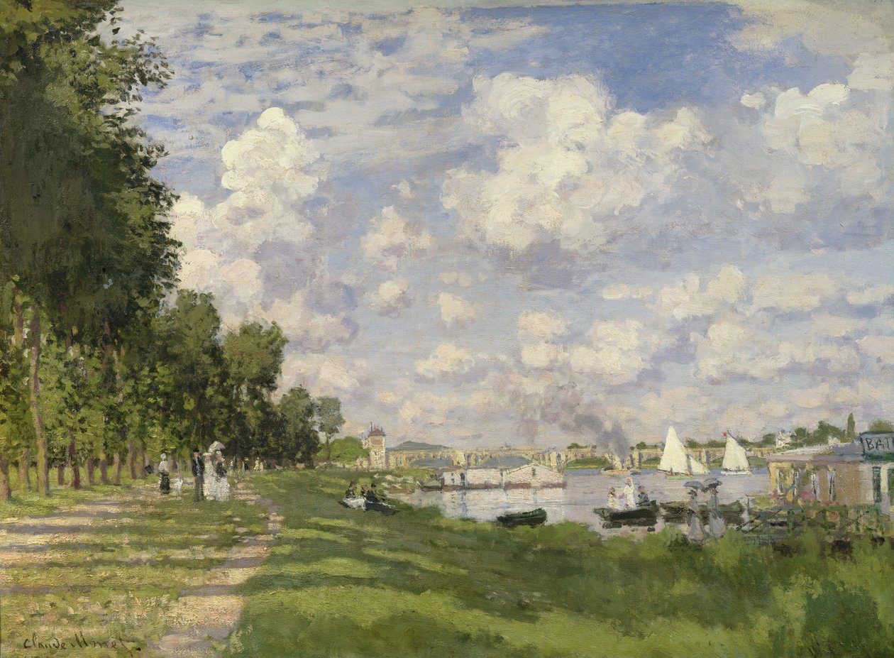 A Marina de Argenteuil, 1872 de Claude Monet