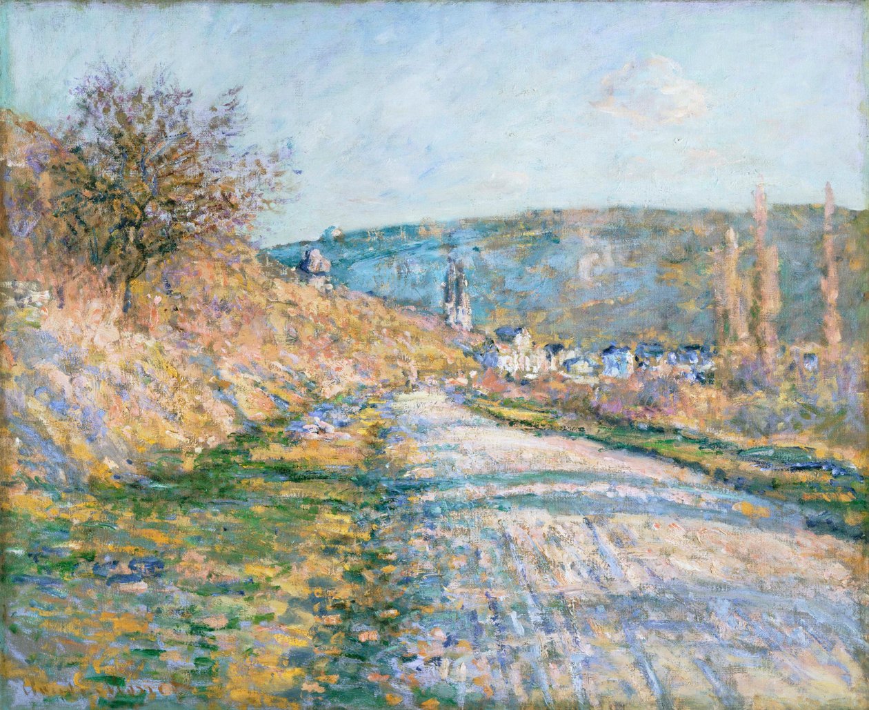 O caminho para Vétheuil de Claude Monet
