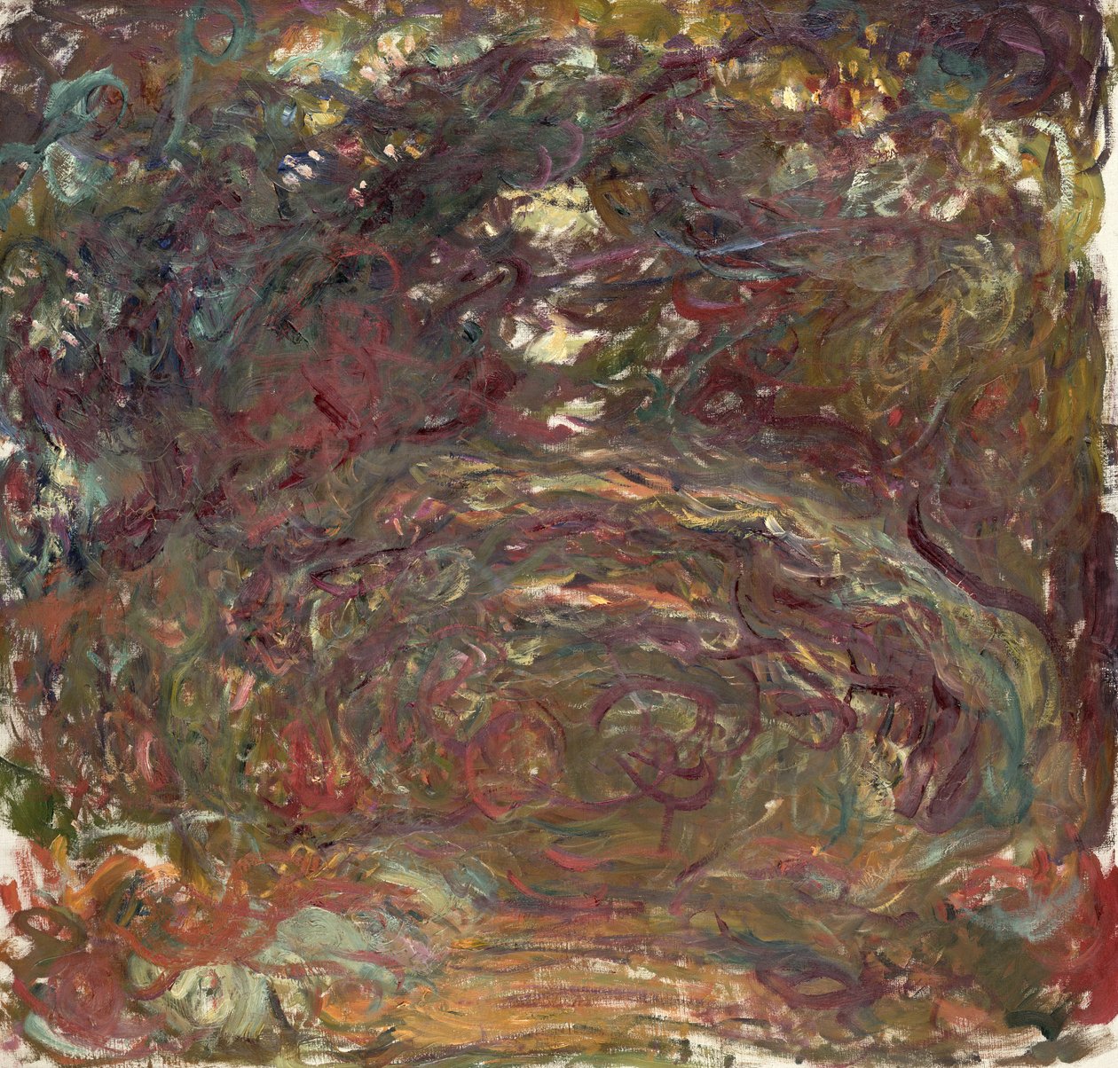 O caminho da rosa, 1920-22 de Claude Monet