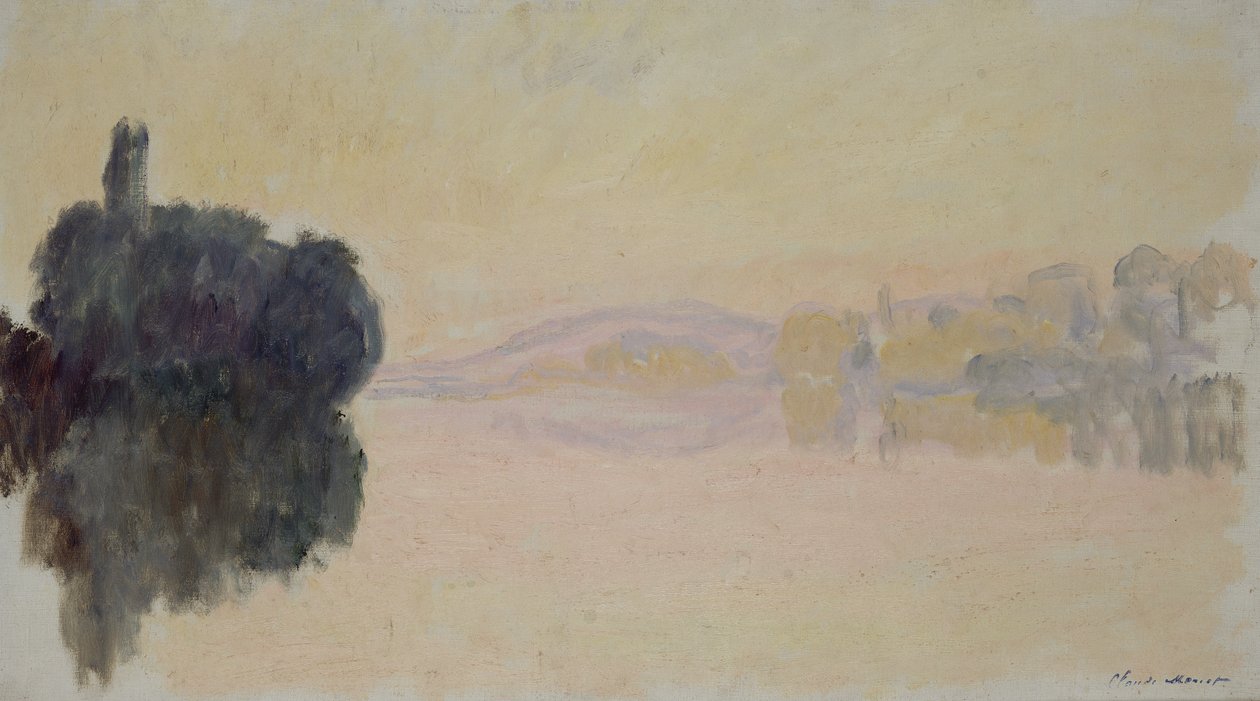 O Sena em Port-Villez, 1894 de Claude Monet