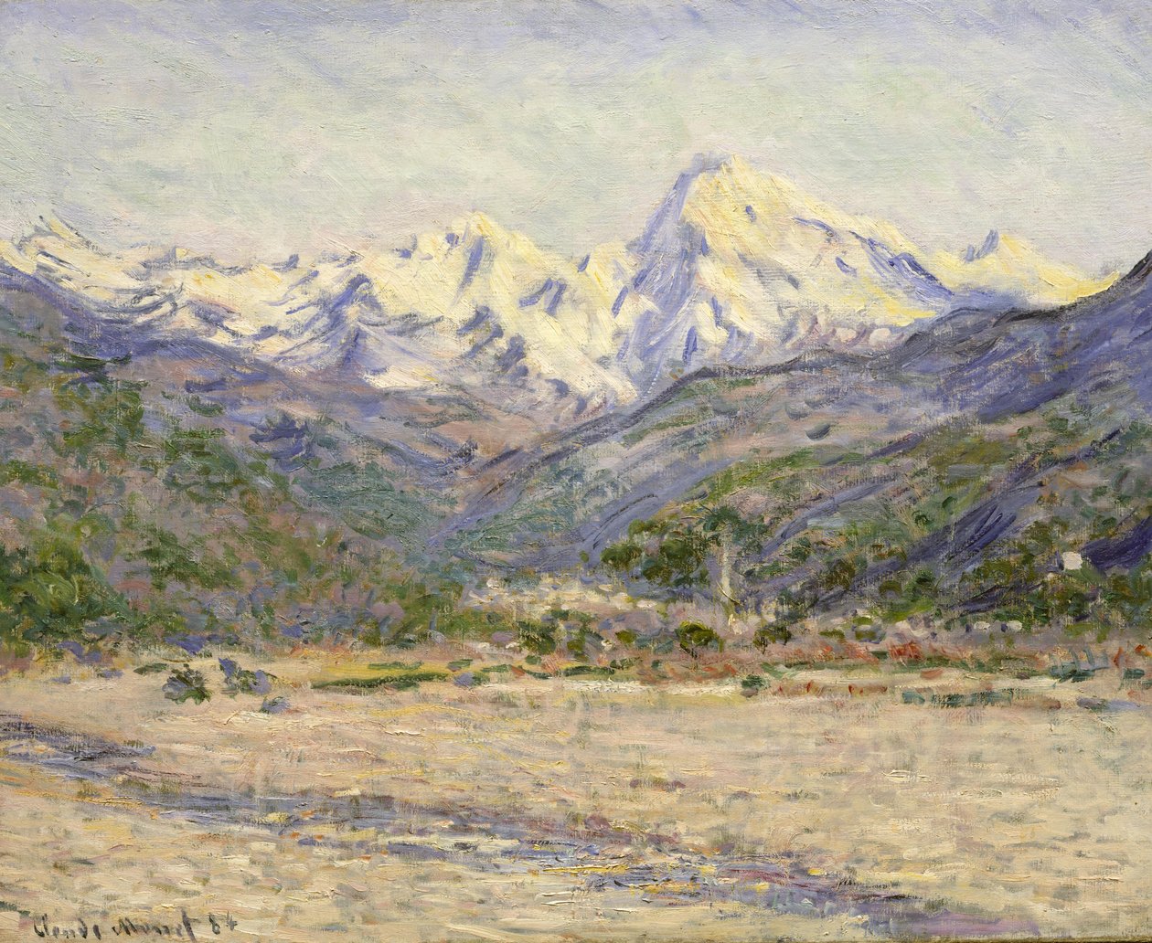 O Vale do Nervia de Claude Monet