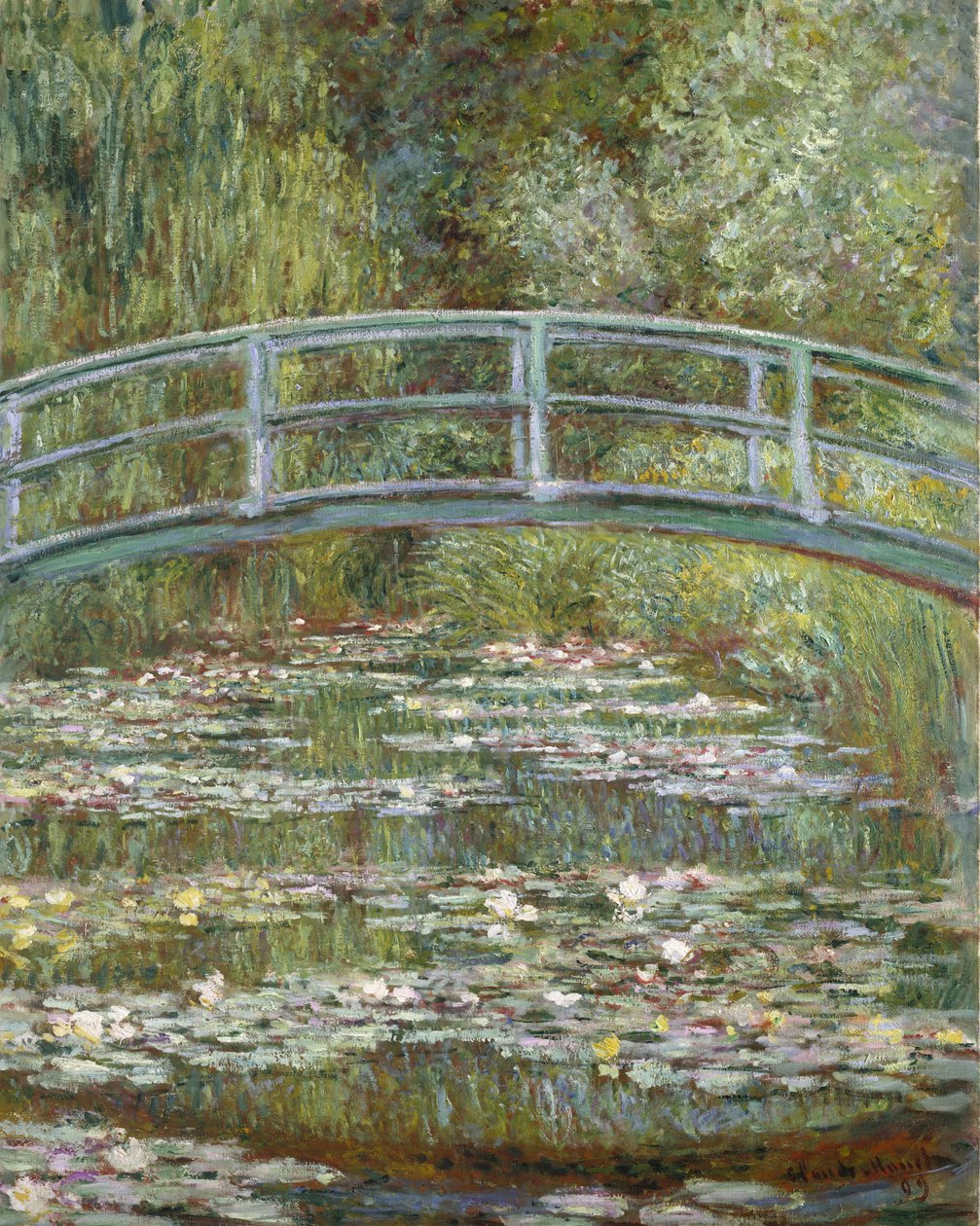 The Water-Lily Pond (também conhecido como Ponte Japonesa) de Claude Monet