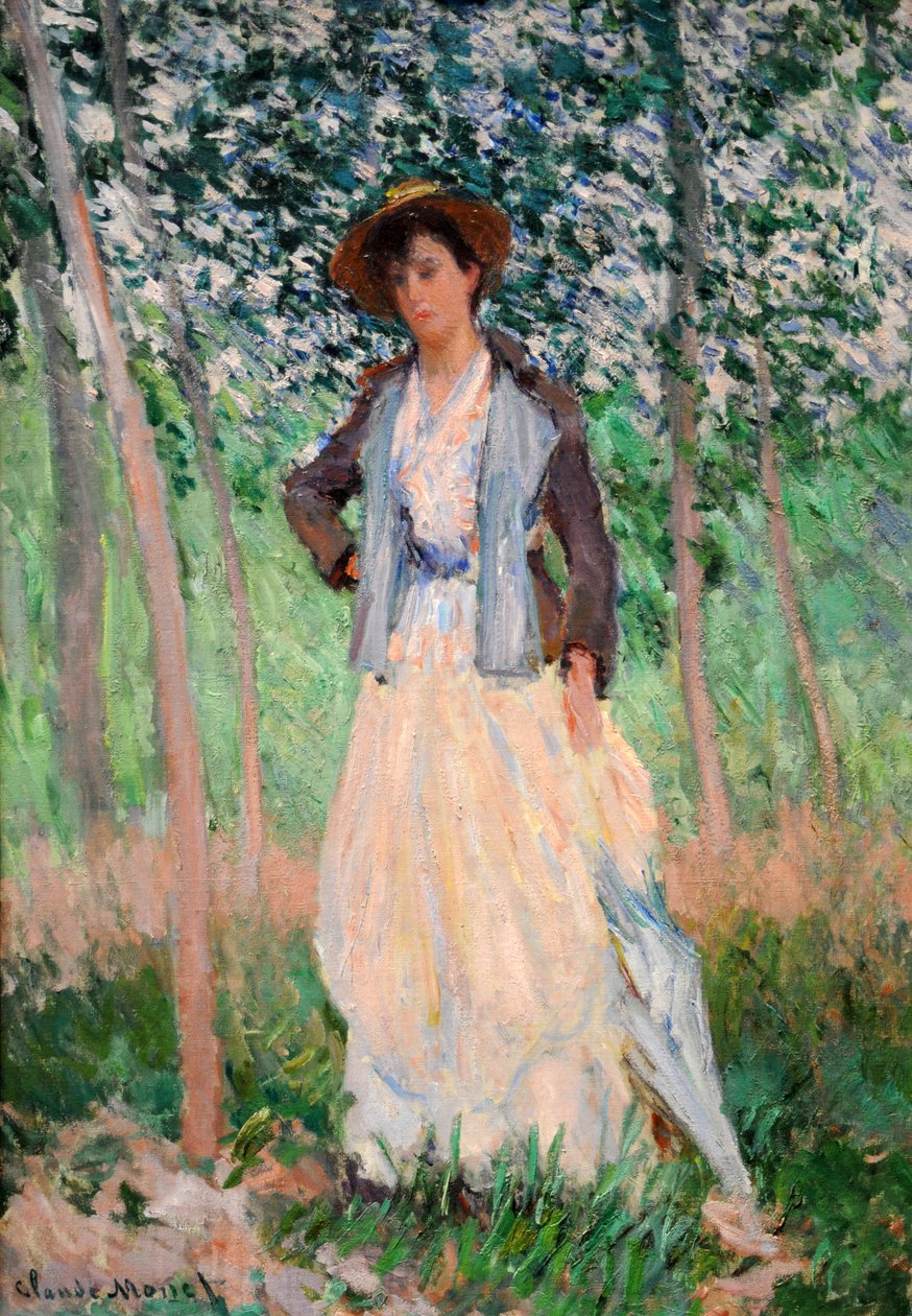 O carrinho de criança (Suzanne Hoschedé) de Claude Monet