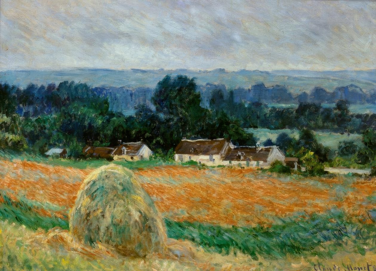 Um palheiro de Claude Monet