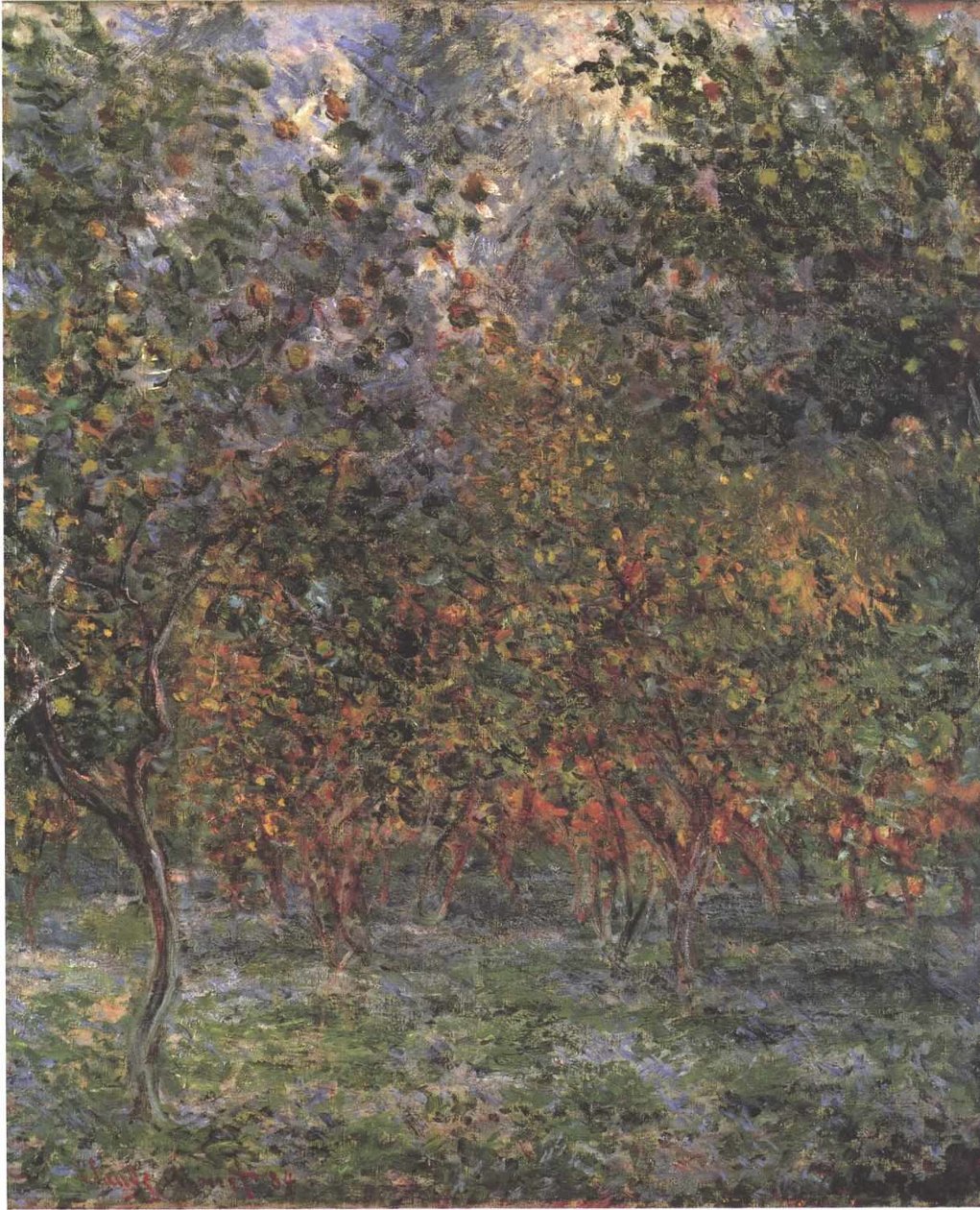 Sob limoeiros de Claude Monet