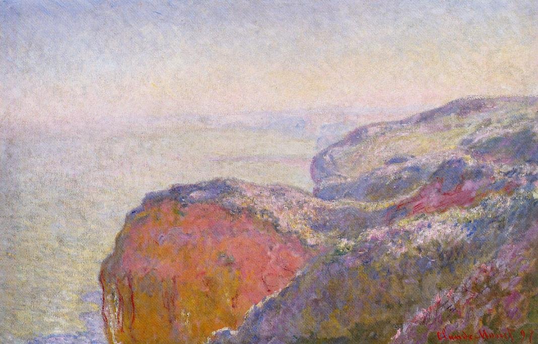 Val-Saint-Nicolas, perto de Dieppe no Morningn de Claude Monet