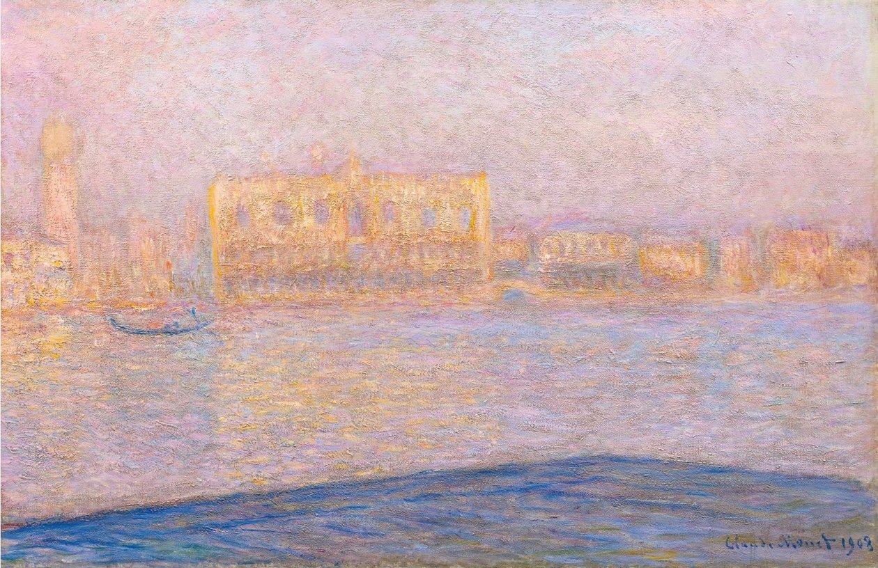 Vista, de, doges, palácio, de, san giorgio maggiore de Claude Monet