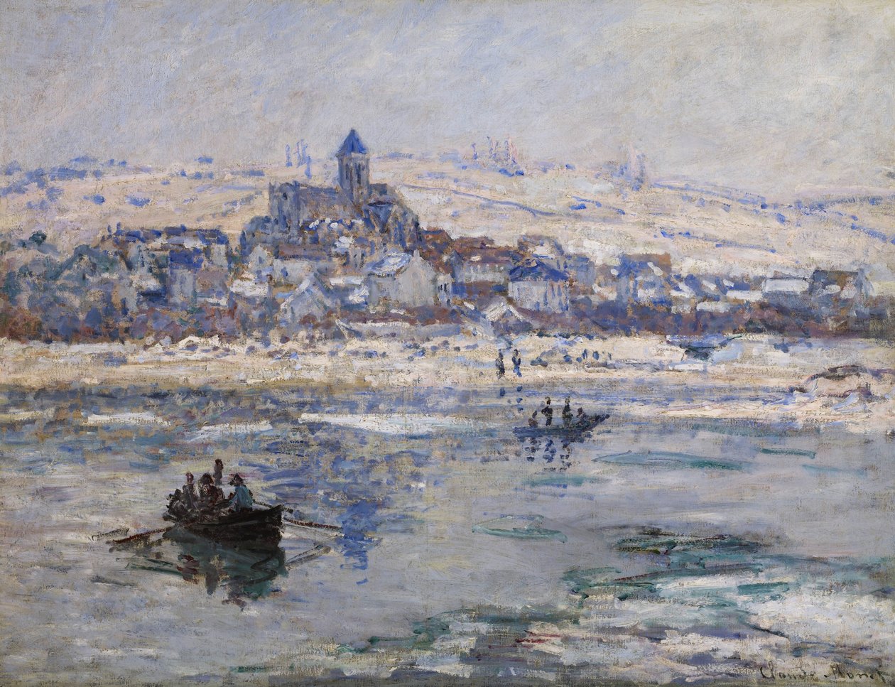 Vétheuil no inverno de Claude Monet