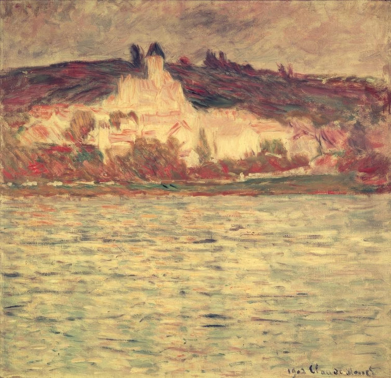 Vista de Vétheuil de Claude Monet