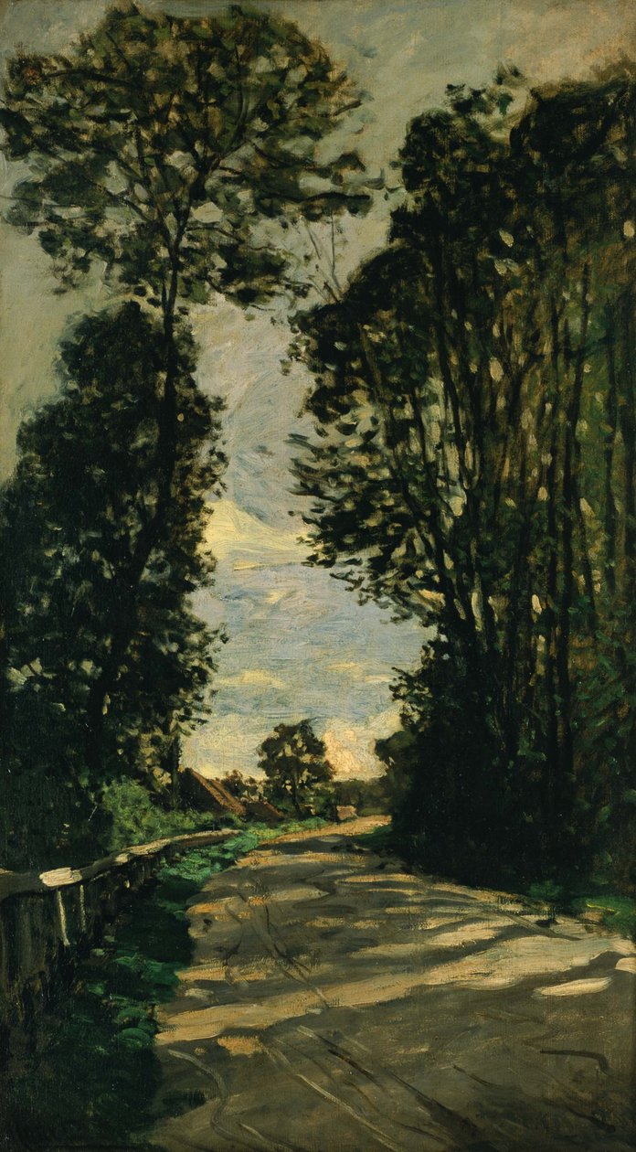 Caminhada (Estrada da Fazenda Saint-Siméon) de Claude Monet