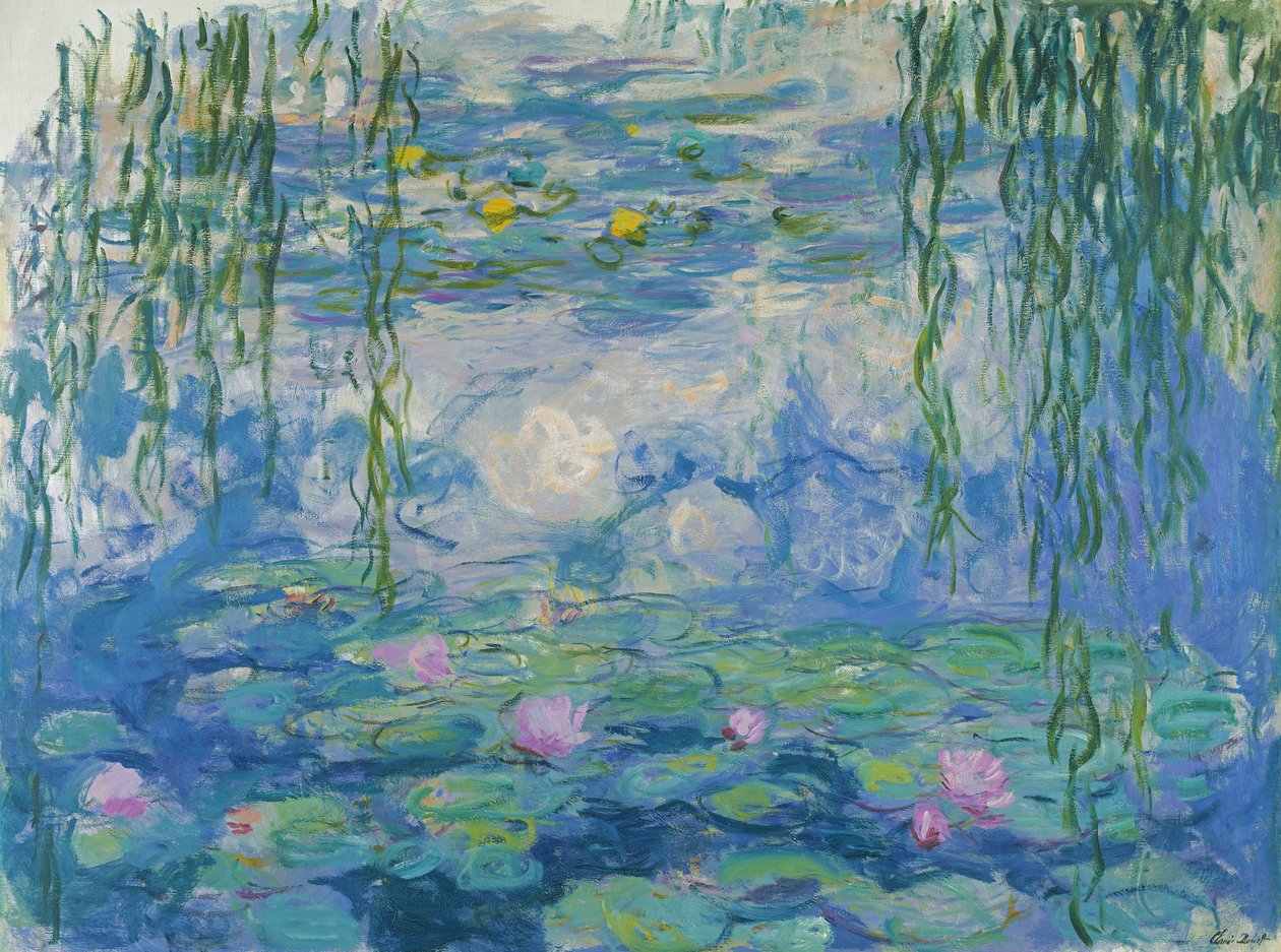 Nenúfares, 1916-19 (ver também detalhe 382331) de Claude Monet