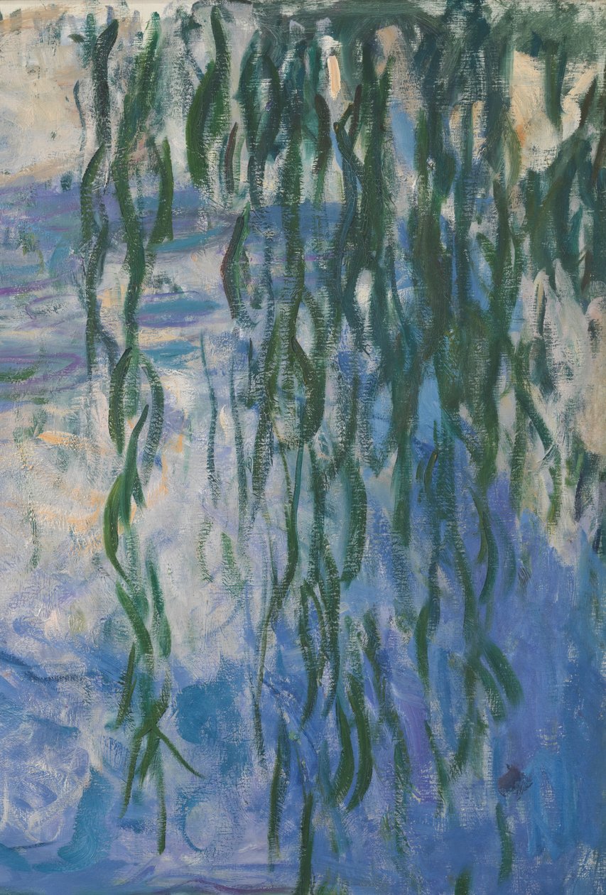 Nenúfares, 1916-19 óleo sobre tela detalhe de 161015 de Claude Monet