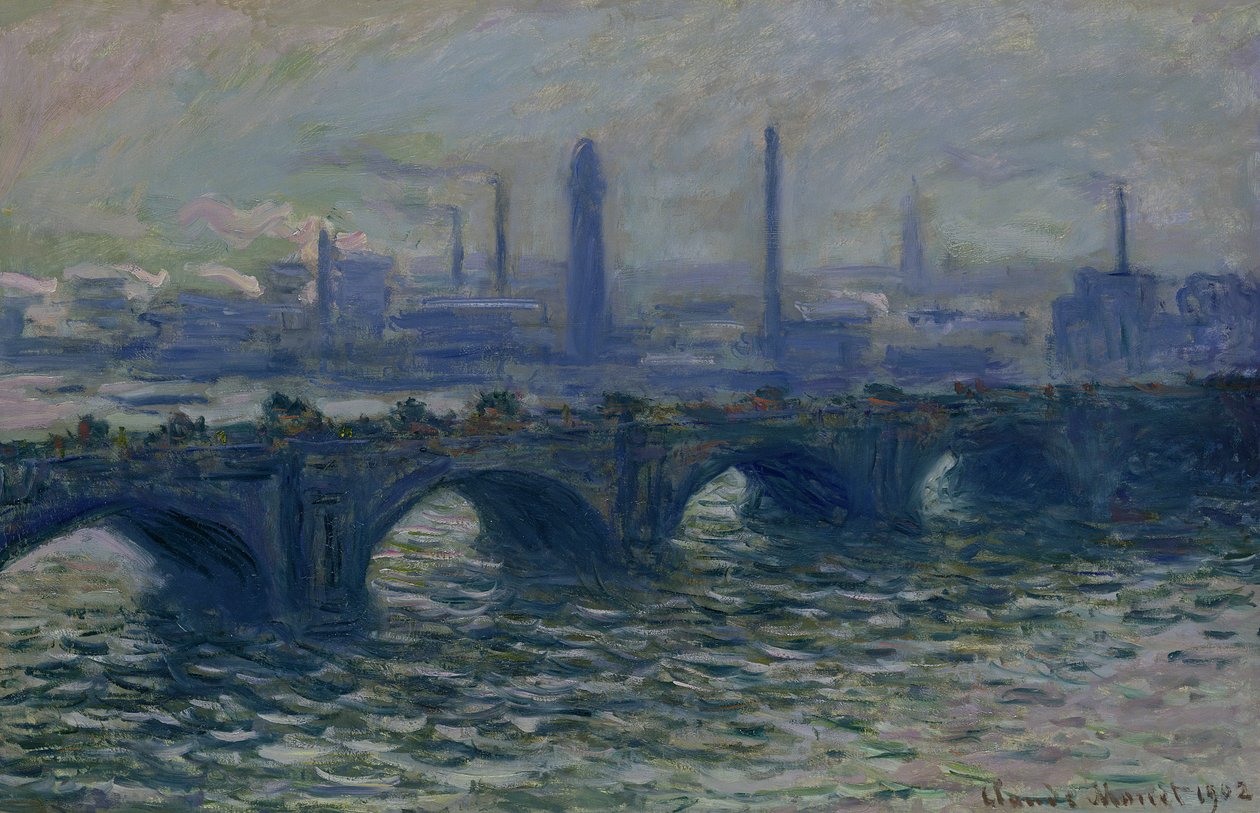 Ponte de Waterloo, 1902 de Claude Monet
