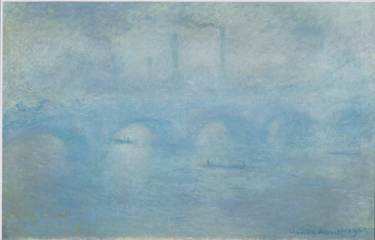 Ponte de Waterloo de Claude Monet