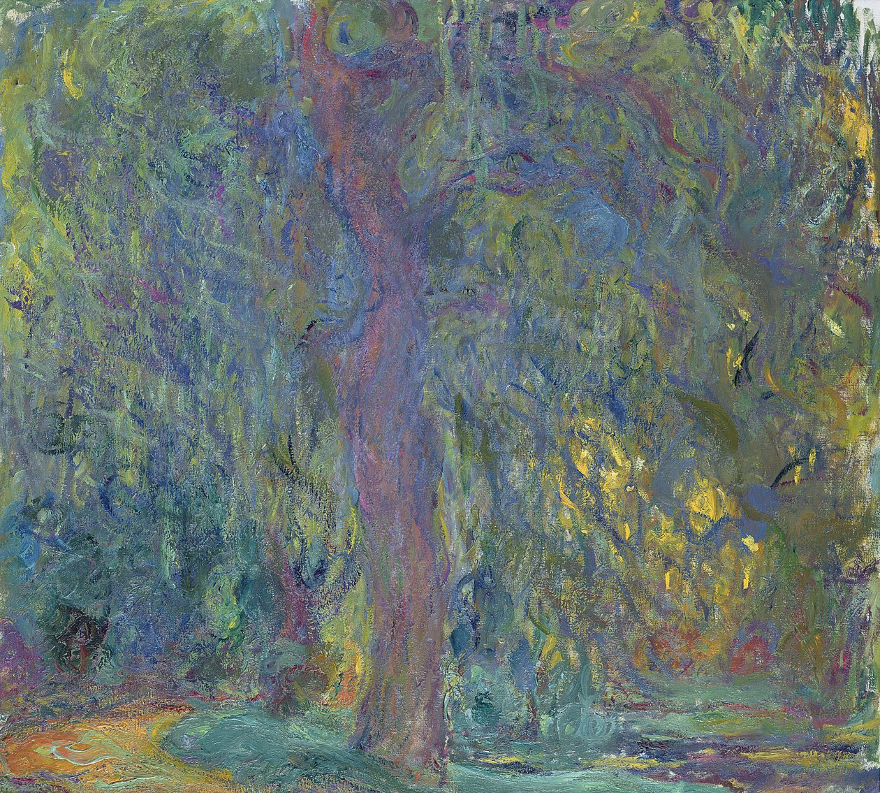 Salgueiro-chorão, 1918-19 de Claude Monet
