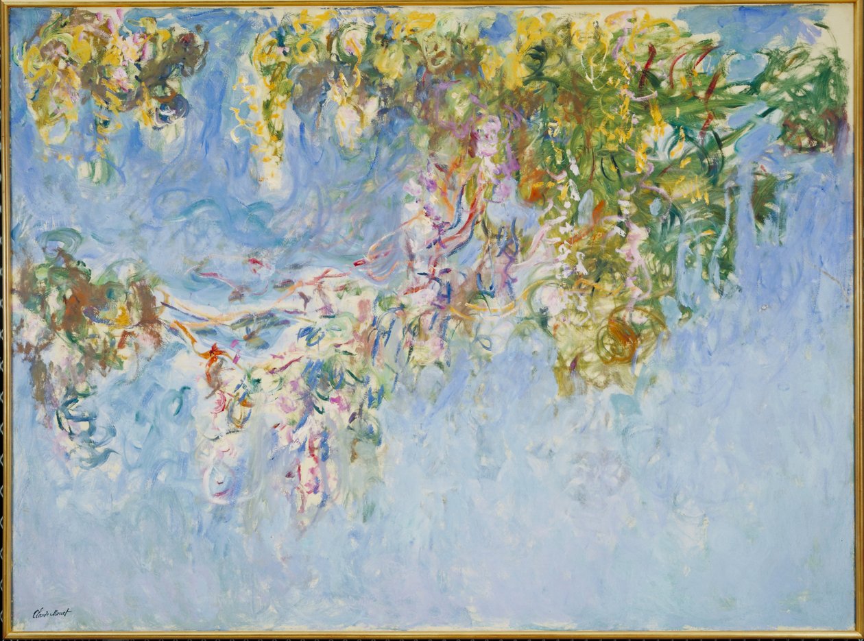 Glicínia (Glicinas) c.1919-20 de Claude Monet