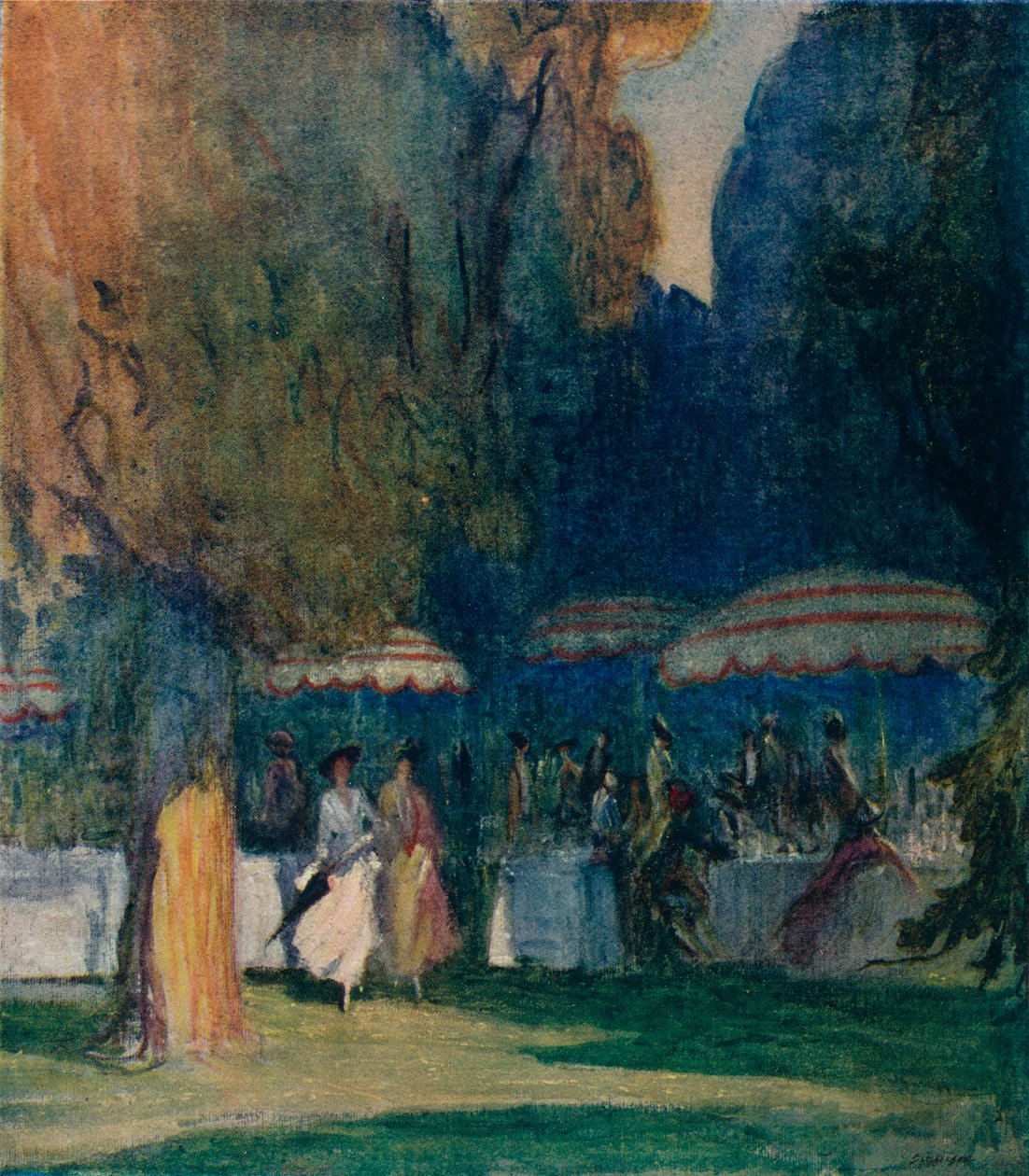 Em Kensington Gardens, 1914 de Claude Allin Shepperson