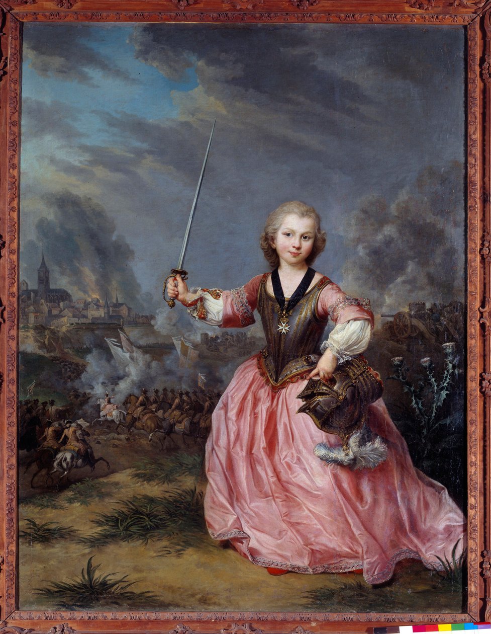 Retrato de Pierre Claude Secret de Gueidan como cavaleiro de Malta Les Gueidan era uma grande família provençal. Pintura de Claude Arnulphy (1697-1786). 1748 Musee Granet, Aix en provence de Claude Arnulphy