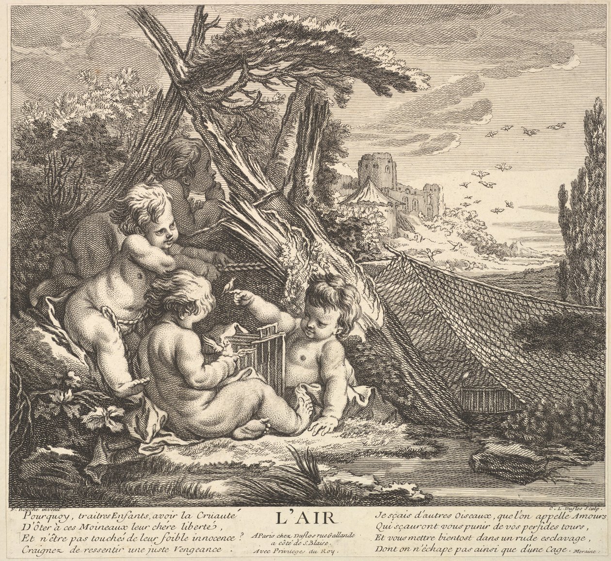 Ar, século XVIII. de Claude Augustin Duflos