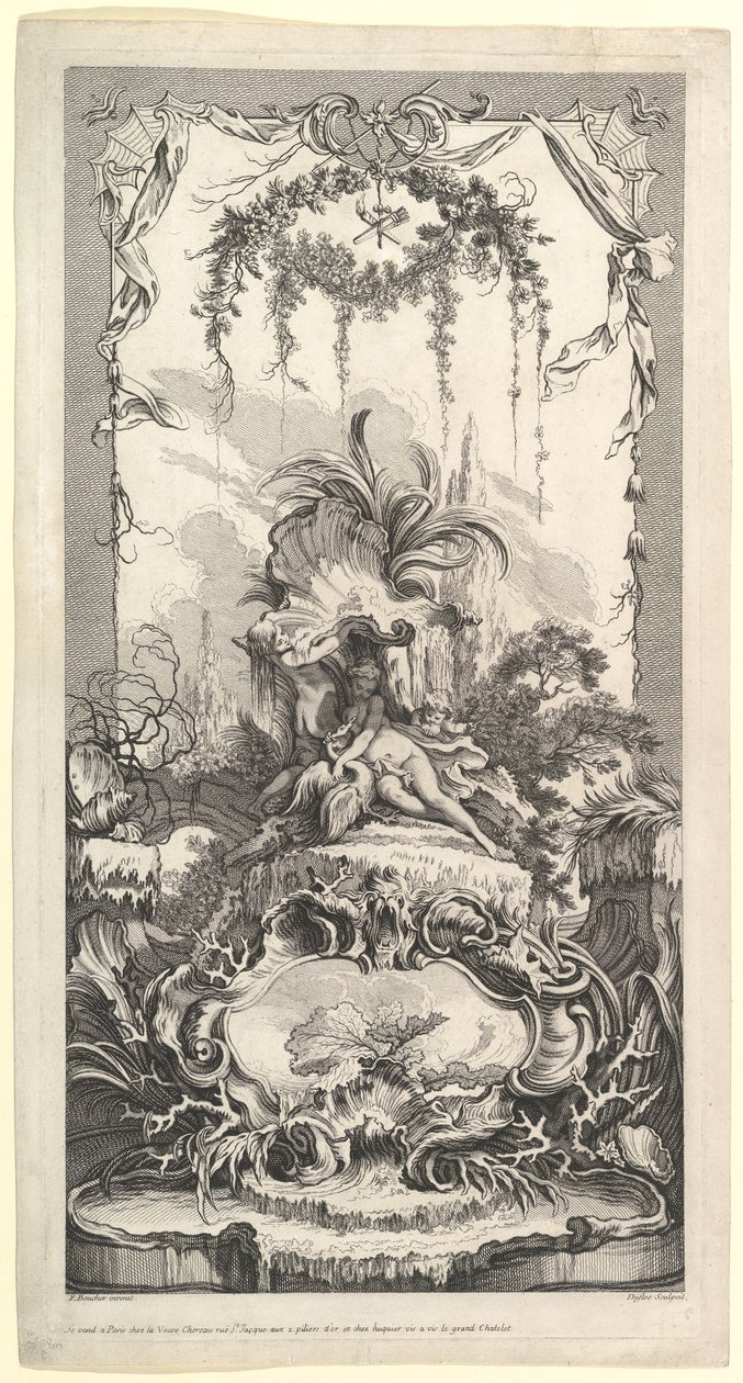 Leda e o Cisne.n.d. de Claude Augustin Duflos