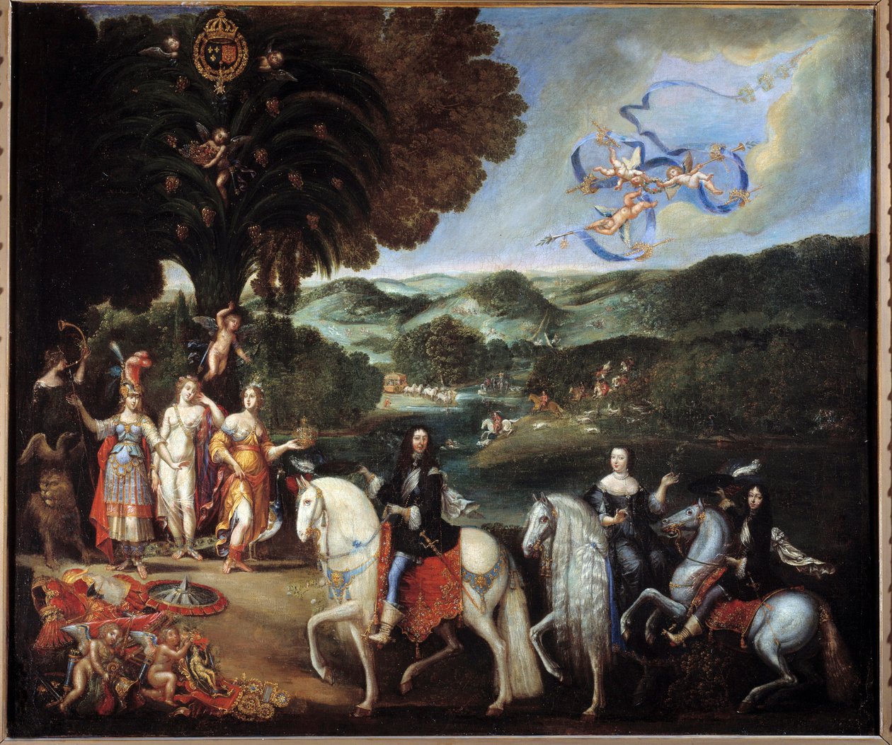 Alegoria do Tratado de Paz dos Pirenéus 7 de novembro de Claude Deruet