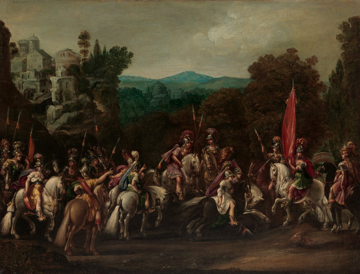 Partida das Amazonas, década de 1620. de Claude Deruet