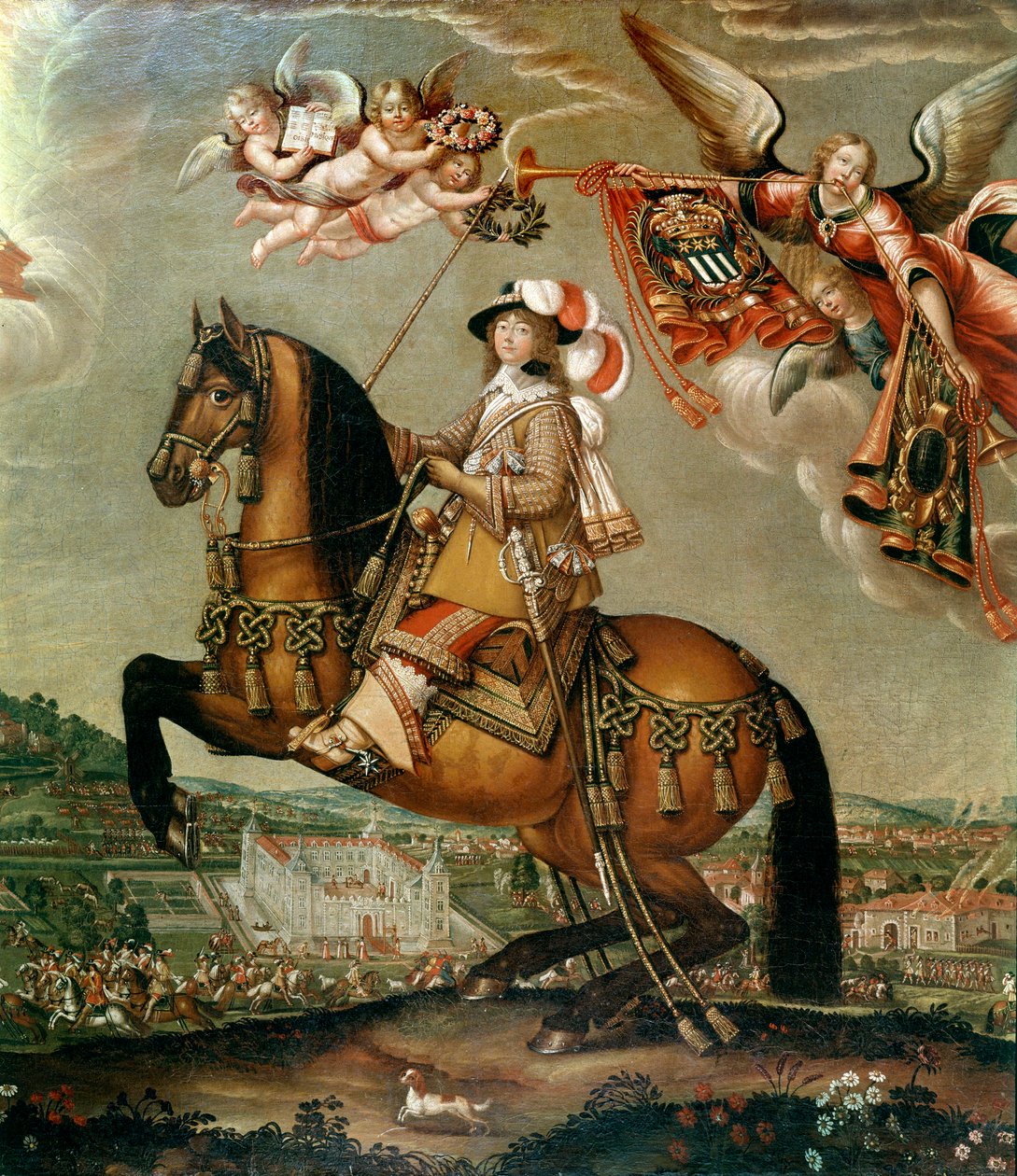 Retrato equestre de Alberte Barbe d
