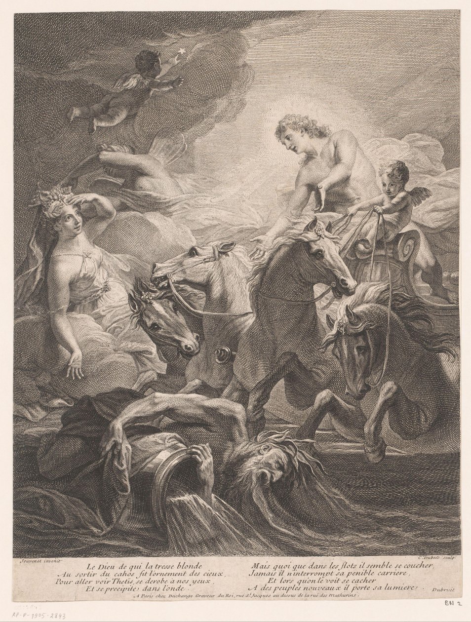 Apollo visita Thetis de Claude Dubosc