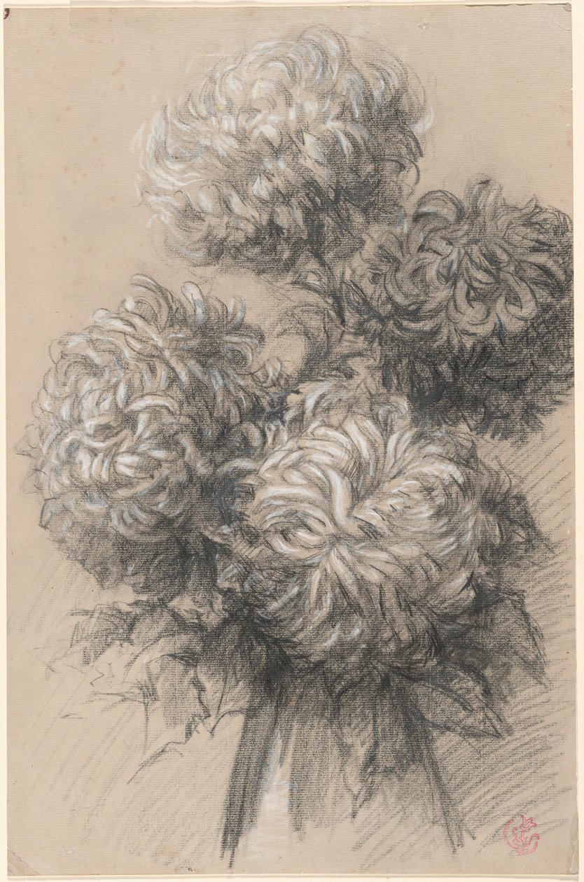 Crisântemos de Claude Emile Schuffenecker