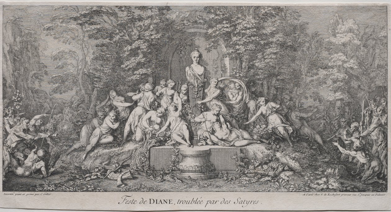 Os quatro festivais. de Claude Gillot