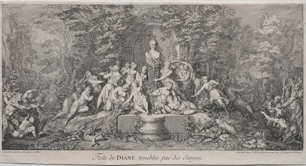 Os Quatro Festivais: Festival de Diana de Claude Gillot