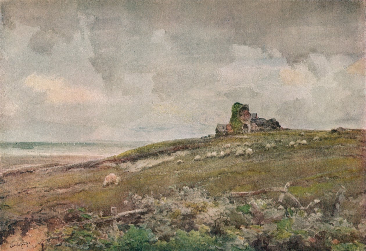 Uma ruína antiga em Suffolk, c1915 de Claude Hayes
