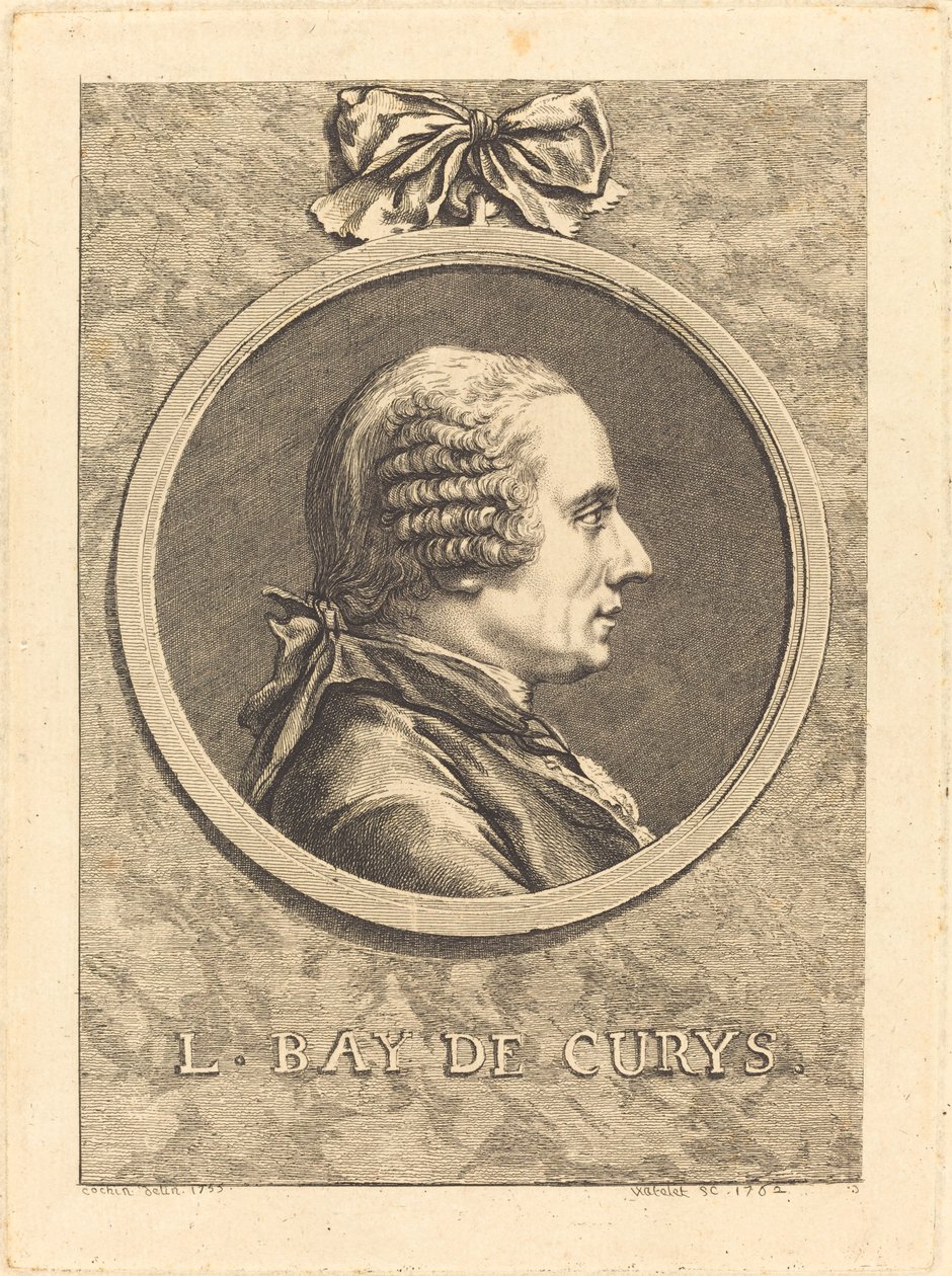 L. Baía de Curys de Claude Henri Watelet after Charles Nicolas Cochin II