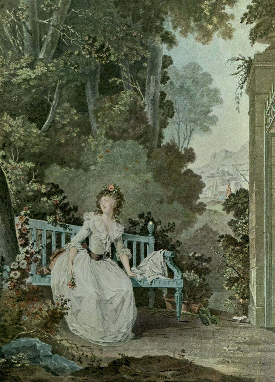 Madame Dugazon de Claude Jean Baptiste after Hoin