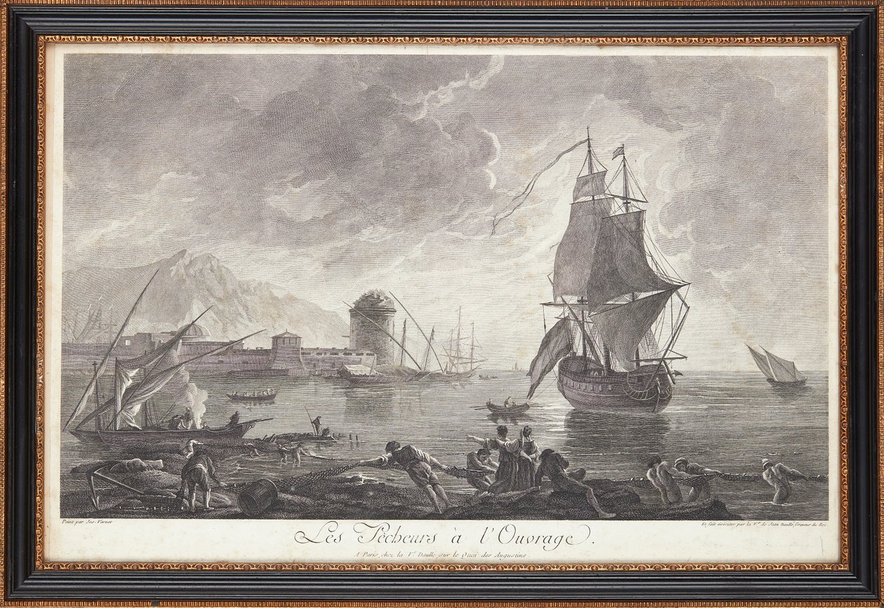 gravuras em aço francês de Claude Joseph (after) Vernet