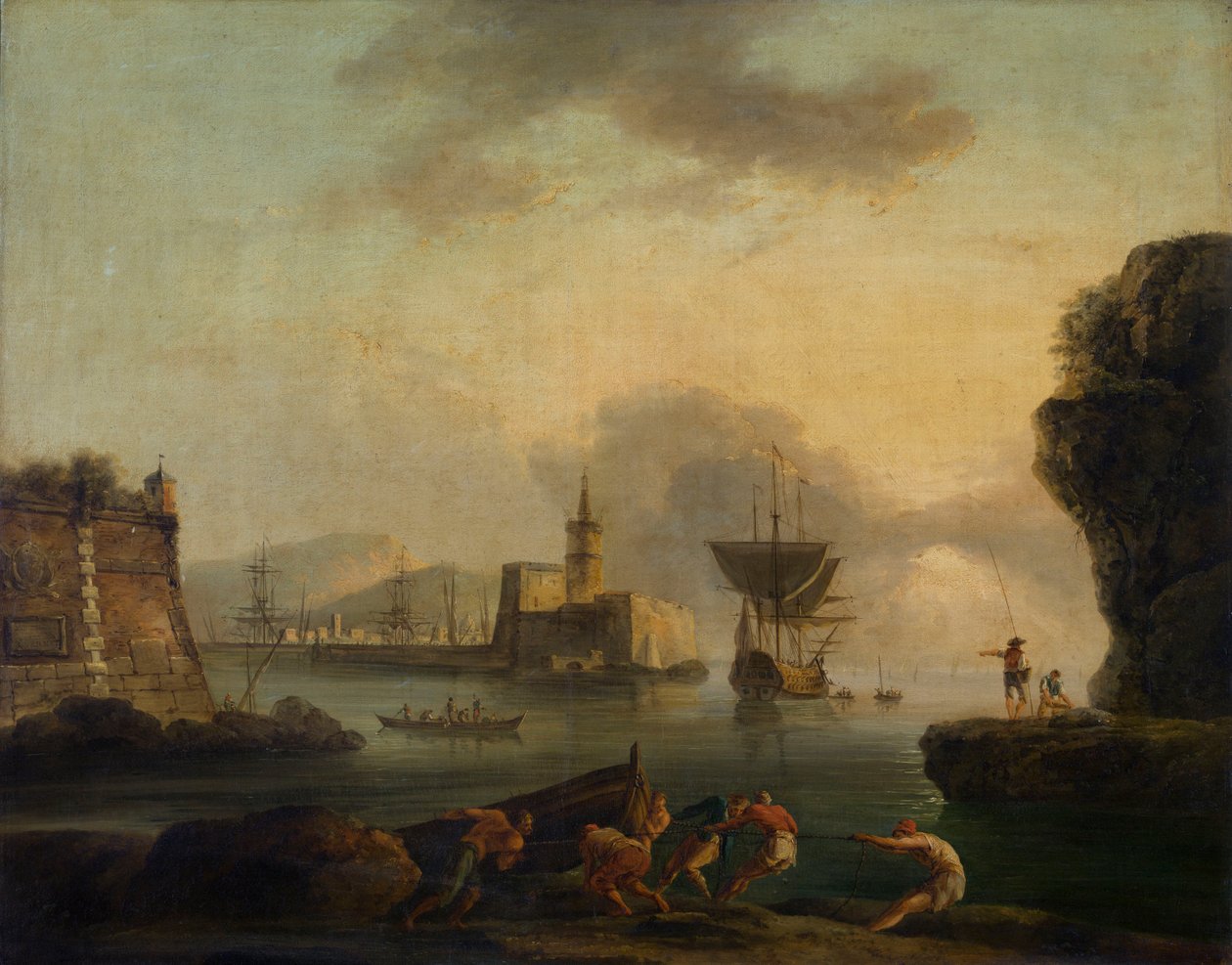 Nápoles de Claude Joseph Vernet