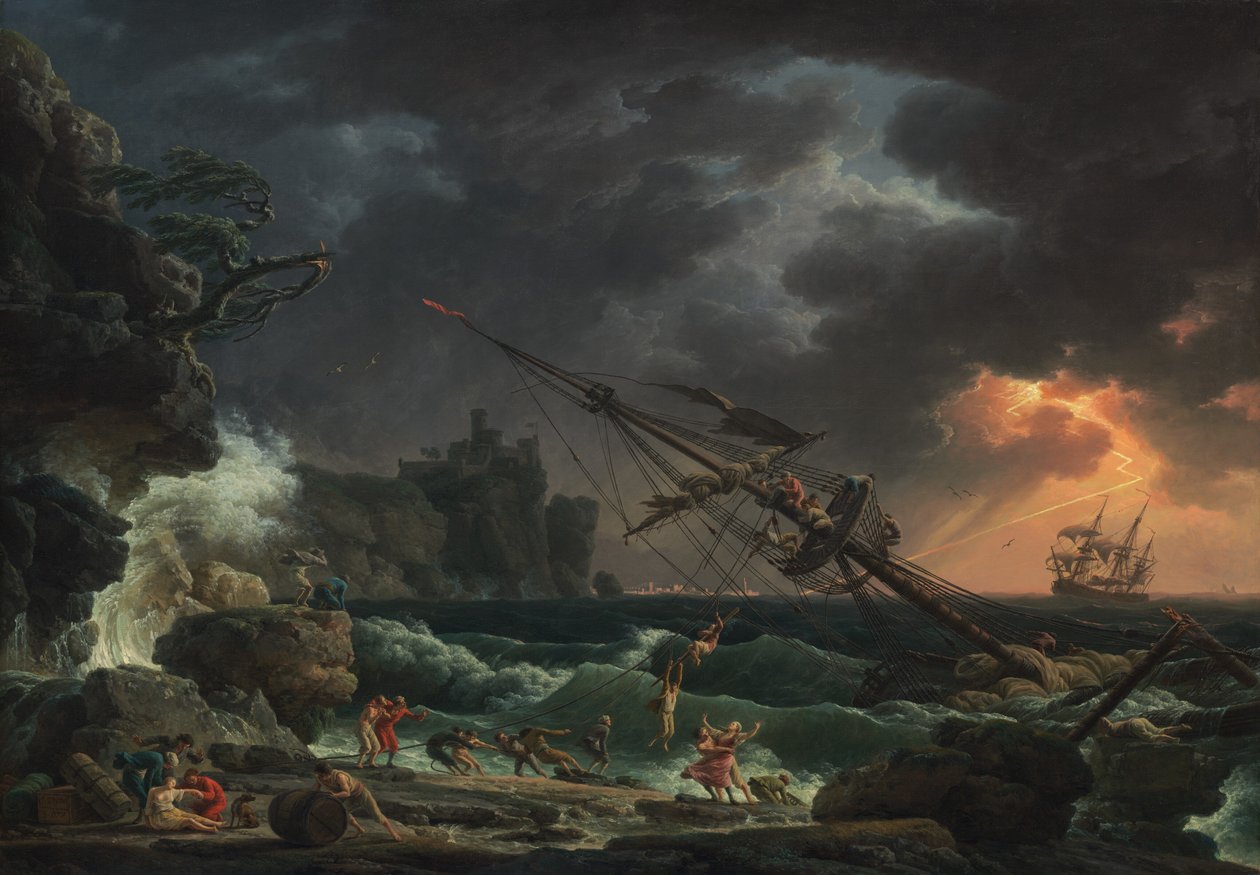 O naufrágio de Claude Joseph Vernet