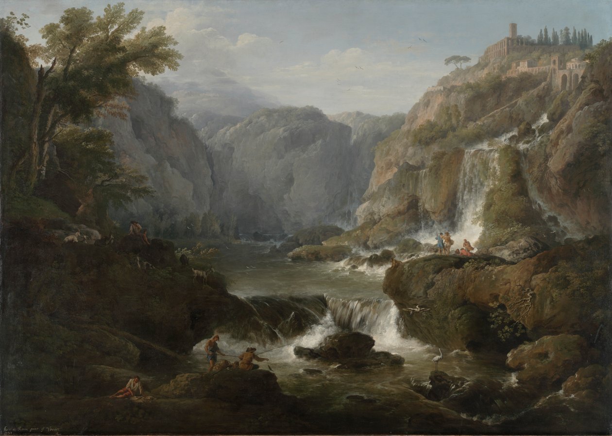 As Cataratas do Tivoli de Claude Joseph Vernet