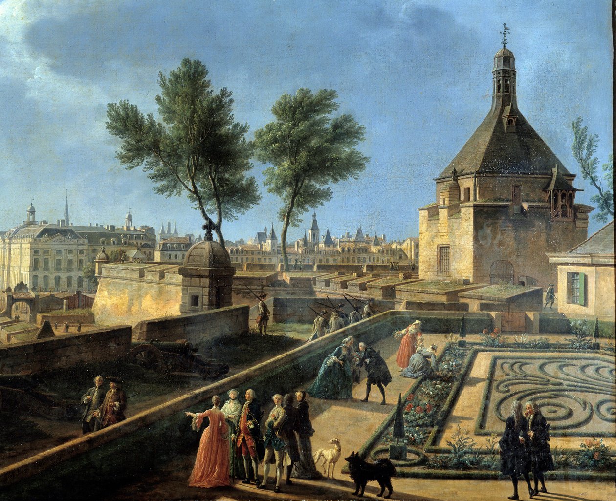 Claude-Joseph Vernet. O porto de Marselha. Museu Naval de Paris de Claude Joseph Vernet