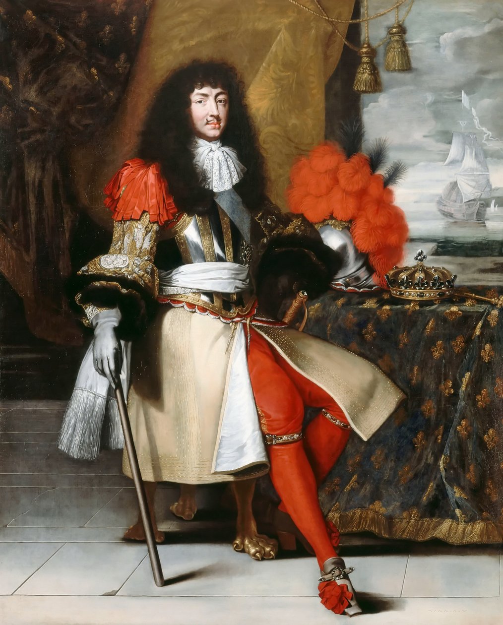 Luís XIV, rei da França 1638-1715 de Claude Lefebvre