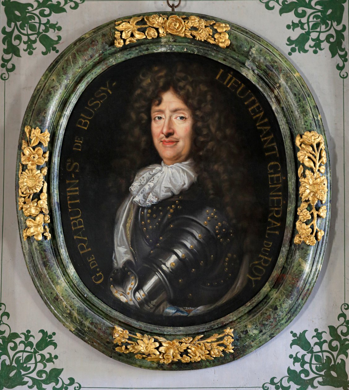 Retrato de Roger Bussy-Rabutin. Castelo de Bussy-Rabutin. de Claude Lefebvre