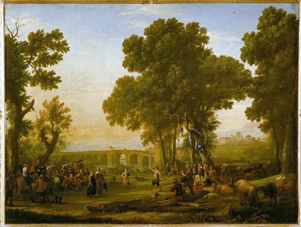 Festa da aldeia ... de Claude Lorrain (1600 82)