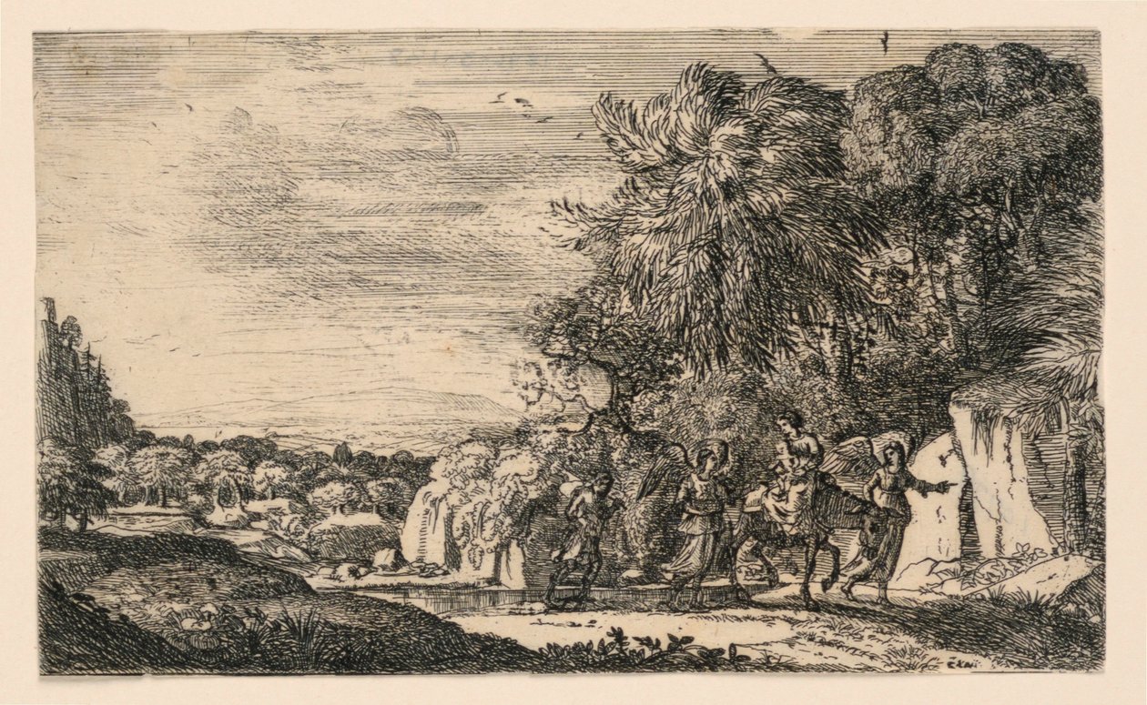 Voo para o Egito de Claude Lorrain