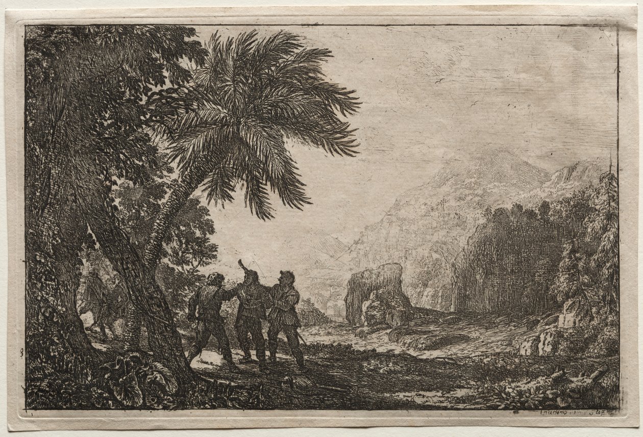 Paisagem com bandidos de Claude Lorrain